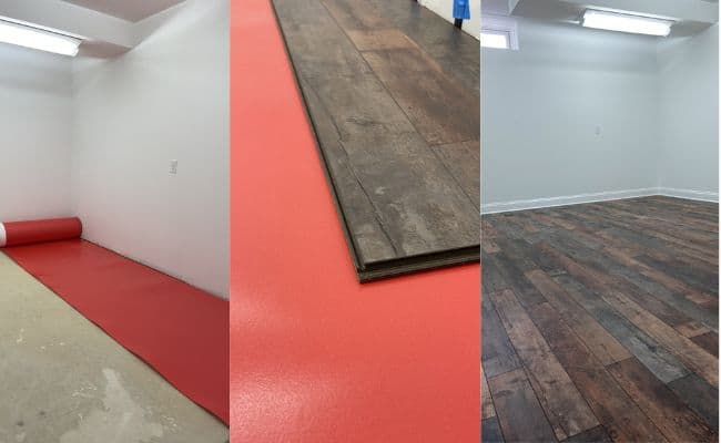 installing underlayment for hardwood floors